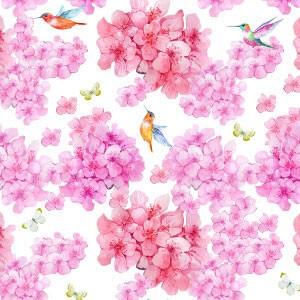 ポーセラーツ 転写紙 花柄 CEREZO (セレッソ） : VICTORIA DESIGN