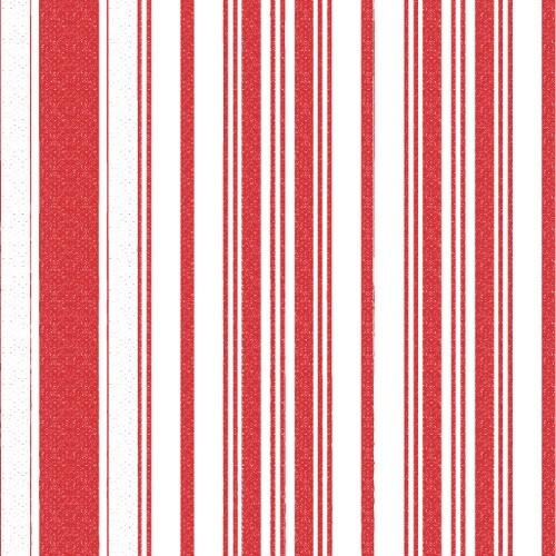 ポーセラーツ 転写紙 ファブリック DENIM STRIPE デニムストライプ・レッド  (無くなり...