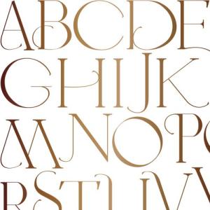 ポーセラーツ 転写紙 ELEGANT ALPHABET(エレガント アルファベット