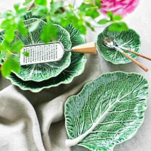 【美品】4枚セット　ボルダロ ピニェイロ キャベツ　19センチ　プレート　平皿 美品】4枚セット ボルダロ ピニェイロ キャベツ 19センチ