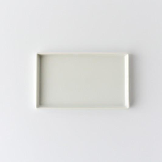 ポーセラーツ 白磁 食器 レクタングルシャーププレート 北欧風