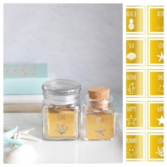 ポーセラーツ 転写紙 デザイナーズ gold label (ガラス用)