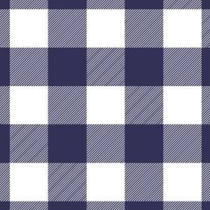 ポーセラーツ 転写紙 模様 BLOCK CHECK (ブロックチェック・ネイビー