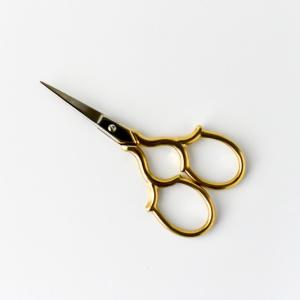 手芸用ハサミ 小型 はさみ ミニシザー アンティークゴールド
