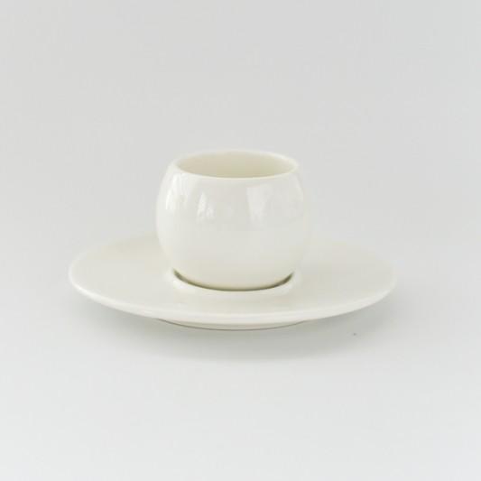 ポーセラーツ 白磁 食器 コーヒーカップ ソーサー セット 北欧風 リング(カップ&amp;ソーサー)