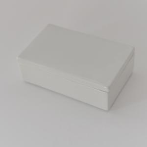 ポーセラーツ 白磁 雑貨 小物入れ 容器 北欧風 レクタングルボックス