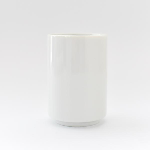 ポーセラーツ 湯呑み カップ 白磁 白い食器 湯呑みII(ストレート)（無くなり次第終了）