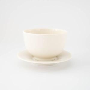 ポーセラーツ 白磁 食器 白い食器 カップ&ソーサー セット コーヒー