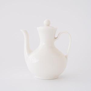 ポーセラーツ 白磁 キッチン 鍋敷き (ティーポット) 北欧風 : VICTORIA