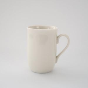 ポーセラーツ 白磁 8角マグII 白い食器 シンプル マグカップ