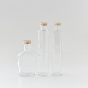 ハーバリウムボトル 瓶 円柱 角柱 スキットル ウィスキー ハンドメイド  (無くなり次第終了)｜victoriadesign