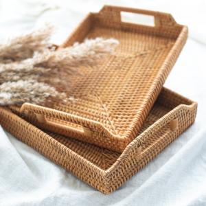 ラタンバスケットトレイ(無くなり次第終了) Mサイズ