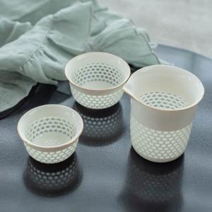 食器 おちょこ お猪口 おしゃれ 晩酌 冷酒 ゴールドライン篭目シリーズ