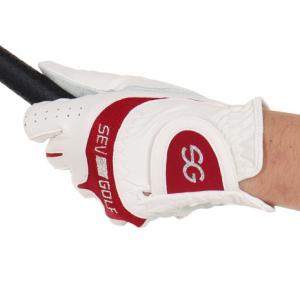 セブゴルフ ゴルフ グローブ  SEVG-008 WHITE/RED