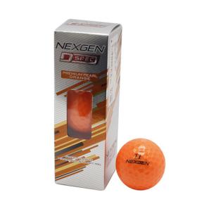 ネクスジェン（NEXGEN） ゴルフ ボール NB-191 3個入り D-SPEC Pオレンジ （メンズ）