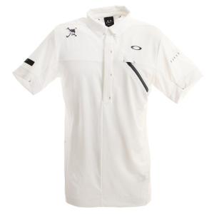 オークリー（OAKLEY）（メンズ）ゴルフ ウエア ポロシャツ メンズ Skull Message ポロシャツ FOA400793-100