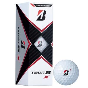 ブリヂストンゴルフ（BRIDGESTONE GOLF） ゴルフボール TOUR B X CO ホワイト コーポレートカラー 3個入り B0CXJ （メンズ）