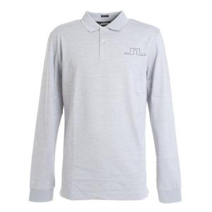 J.LINDEBERGゴルフウエア ポロシャツ メンズ 秋冬 Bridge Regular Fit 長袖ポロシャツ 071-23910-012