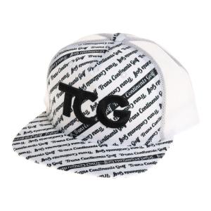 トランスコンチネンツ フラットメッシュキャップ TCMC-018 WHT