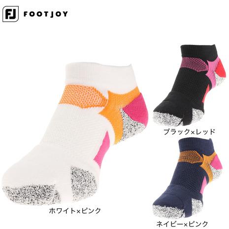 フットジョイ（FOOT JOY）（レディース）ナノロックテック スポーツ ソックス WT/PK/OR...