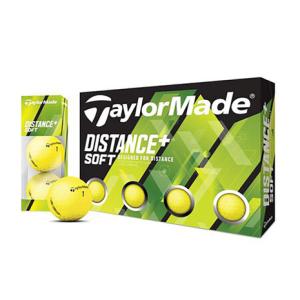 テーラーメイド（TAYLORMADE）（メンズ）ゴルフボール ダース ディスタンス+ ソフト D+Soft YLW Matte dz｜victoriagolf