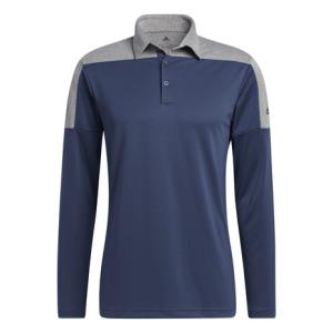 アディダス（adidas） ゴルフウェア プライムグリーン カラーブロック 長袖シャツ MLY06-H43770 CN （メンズ）