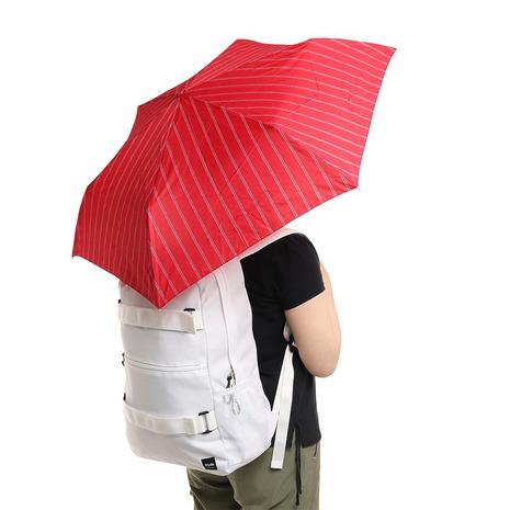 ナチュラルベーシック（Natural Basic）（レディース）雨傘 ロープストライプ 折りたたみ傘...