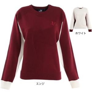 クランク ゴルフウェア 撥水JQクルーネックニットセーター CL5LUJ02 WHT
