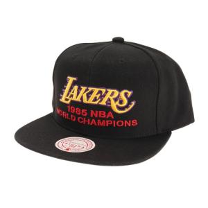 ミッチェルアンドネス（Mitchell&Ness）（メンズ）SPORTS SPECIALTY キャップ LOS ANGELES LAKERS 6HSSMM21012-LALBLCK｜victoriagolf