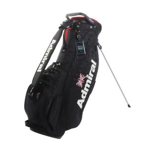 アドミラル ゴルフ（Admiral GOLF）（メンズ）スタンド式 9型 6分割 スタンドキャディバッグ ジャガード ADMG1ACB-BLK