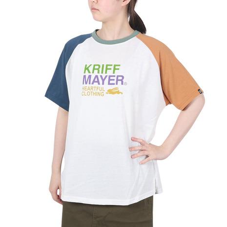 クリフメイヤー（KRIFF MAYER）（レディース）3カラーロゴ半袖Tシャツ 2147812L-9...