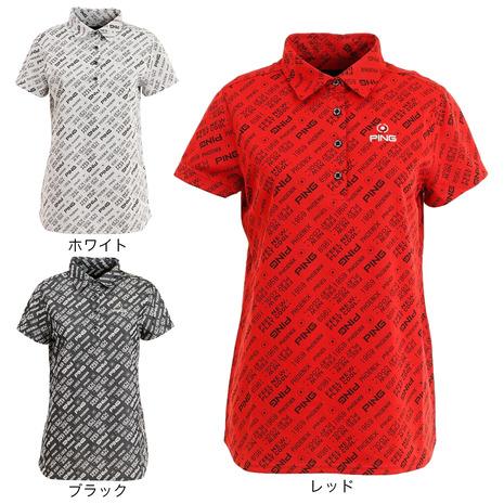ピン（PING）（レディース） ゴルフウェア ポロシャツ ロゴジャガード 622-2160200