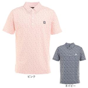 フットジョイ（FootJoy）（メンズ） ゴルフウェア フラワープリントシャツ FJ-S22-S05｜victoriagolf