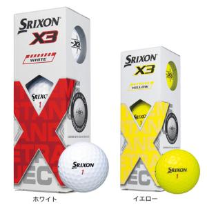 スリクソン（SRIXON）（メンズ） ゴルフボール エックス3 スリーブ X3  SN X3 3個入り｜VictoriaGolf Yahoo!店