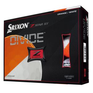 スリクソン（SRIXON） ゴルフボール ダース Z-STAR XV DIVIDE DIVIDE 12個入 ZSTARXV7 DIVIDE WH/OR12ケ （メンズ）