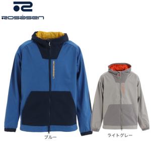ROSASENゴルフウェア アウター 防寒 蓄熱 保温 吸湿 発熱 防風 UV 吸水 速乾 ストレッチ 撥水 三層ボンディングブルゾン 044-57013