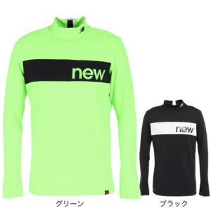 ニューバランス（new balance）（メンズ）ゴルフウェア 裏起毛 軽量 保温 吸汗 速乾 ストレッチ 長袖 モックネック プルオーバー 012-2267012｜victoriagolf