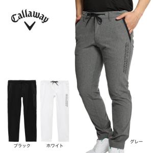 キャロウェイゴルフウェア 8WAY ストレッチ 撥水 抗菌ポケット ロゴ ニットツイルジョガーパンツ C22226104