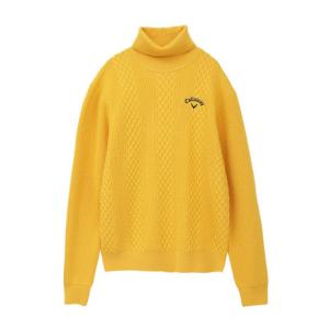 キャロウェイゴルフウェア ヒートストレージケーブルタートルネックニット C22218108-1060