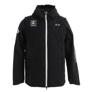 オークリーゴルフウェア アウター 保温 ストレッチ 軽量 撥水 中綿 防寒 UNEVEN PUFF JACKET 4.0  FOA404253-02E