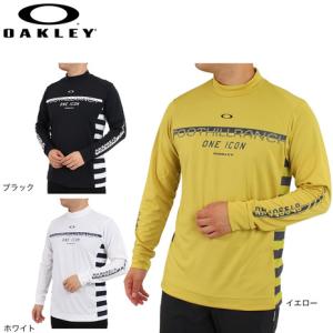 オークリーゴルフウェア ストレッチ 吸汗速乾 外線 UV Emphatic 長袖 モックネック シャツ FOA404243