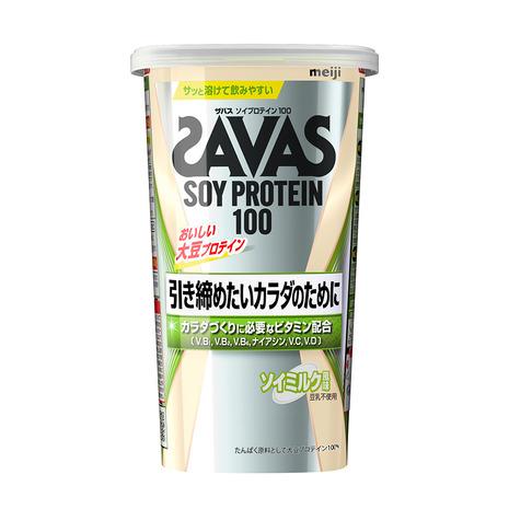 ザバス（SAVAS）（メンズ、レディース）ソイプロテイン100 ソイミルク風味 224g 約8回分 ...