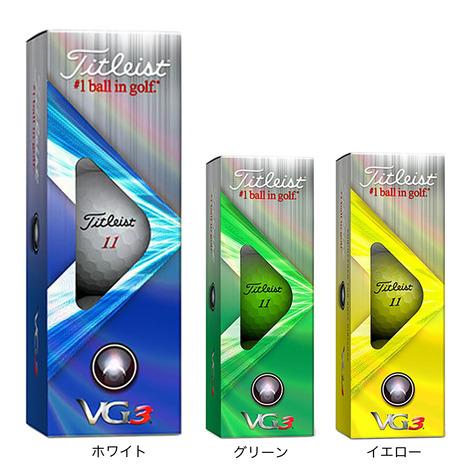 タイトリスト（TITLEIST）（メンズ）ゴルフボール VG3 T3027S-3P スリーブ(3個入...