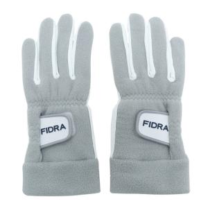 フィドラ （FIDRA） （メンズ） ゴルフ グローブ 防寒 発熱 保温 ヒートクロス ウォームグローブ 両手用 FD5NVG02 LGRY.の商品画像