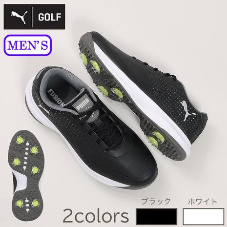 プーマ（PUMA）（メンズ）ゴルフシューズ ソフトスパイク フュージョン テック スパイクシューズ ...