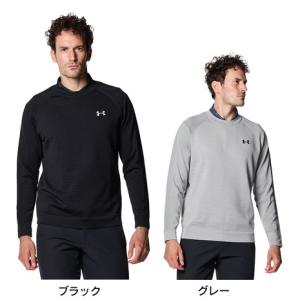 アンダーアーマー（UNDER ARMOUR）（メンズ）ゴルフウェア 吸汗 速乾 インテリニット クルー セーター 1381286｜VictoriaGolf Yahoo!店