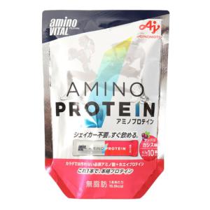 アミノバイタル（amino VITAL） アミノプロテイン カシス味 10本入 43g ホエイプロテイン アミノ酸｜victoriagolf