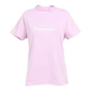 レザレクション（Resurrection）（レディース）モックネック レディース ゴルフ 半袖Tシャツ GMネック 23SSIN03-W LAV｜victoriagolf