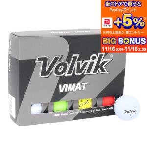 ボルビック（Volvik）（メンズ、レディース）ゴルフボール VIMAT P Assort VV5PNA07 ダース(12個入り)