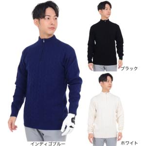 FIDRA（フィドラ） （メンズ）ゴルフウェア 長袖 防風 ハーフジップ
